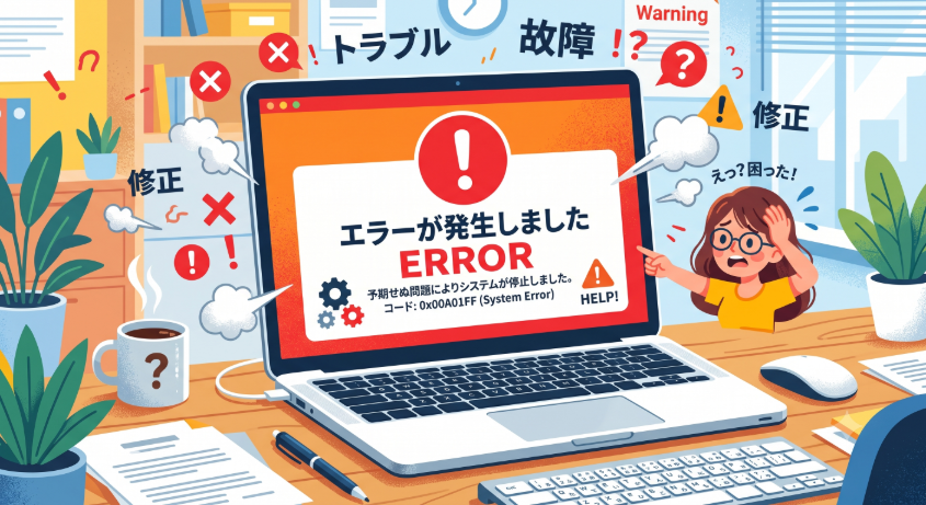 パソコンが壊れた